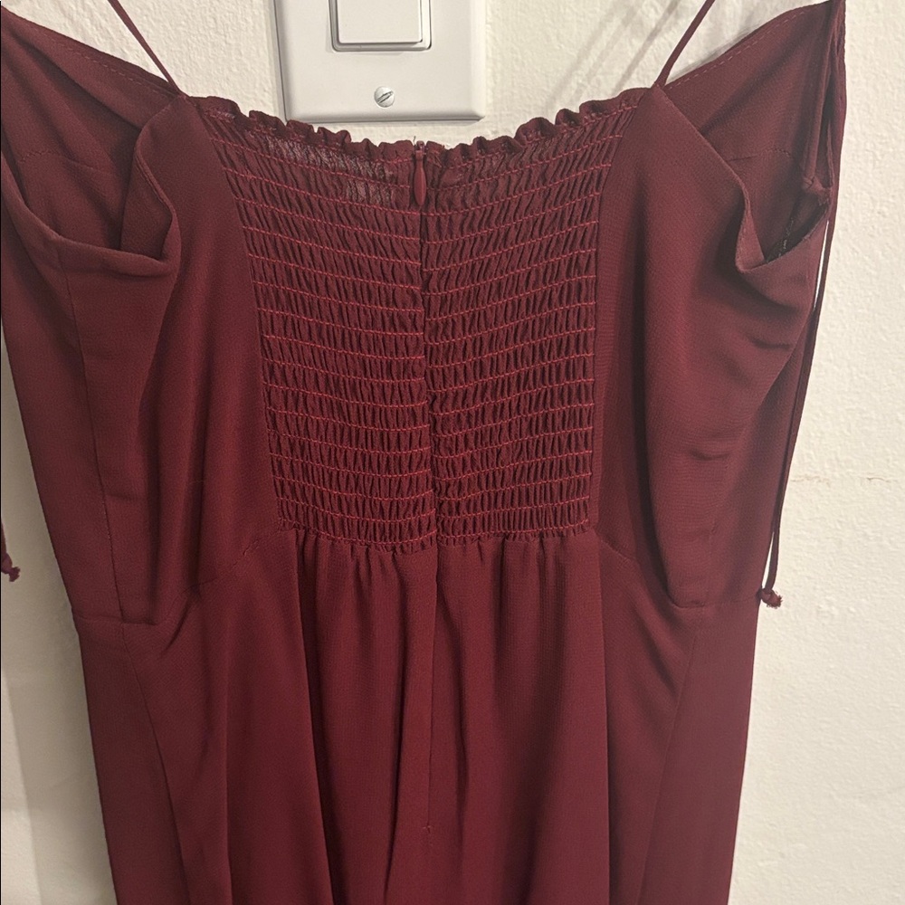 Reformation Juliette Dress Chianti Size 0 - Picture 9 of 10